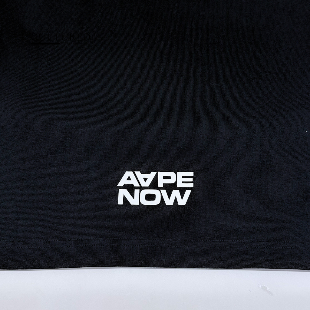 AAPE One Point Logo T-Shirt in Black