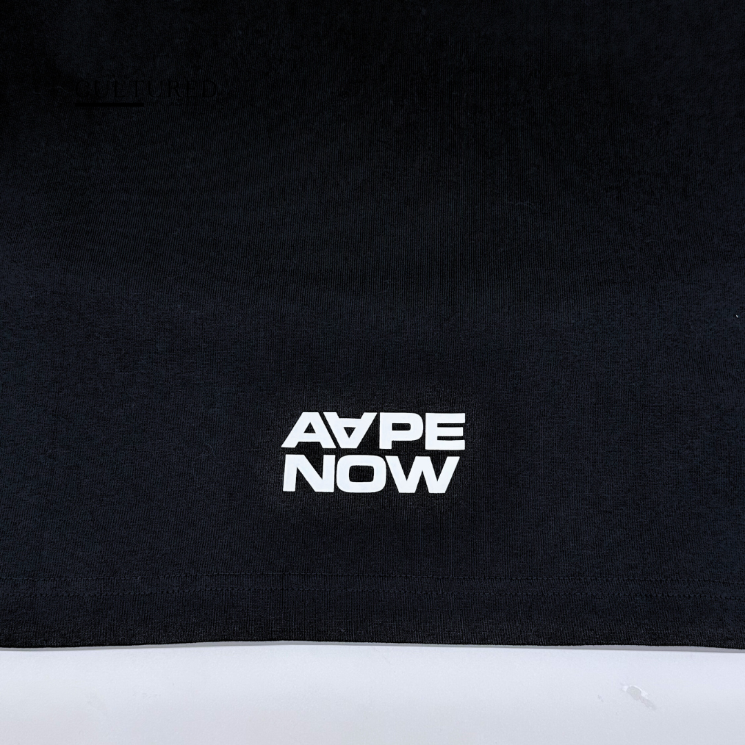 AAPE One Point Logo T-Shirt in Black