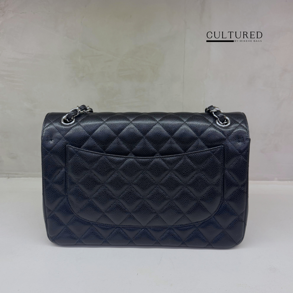 Chanel Jumbo Flap in Black Caviar