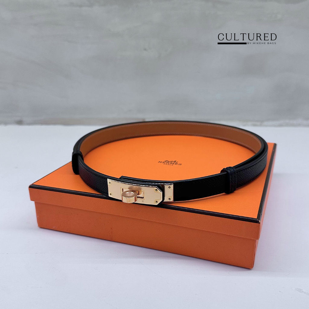Hermès Kelly Belt in Black