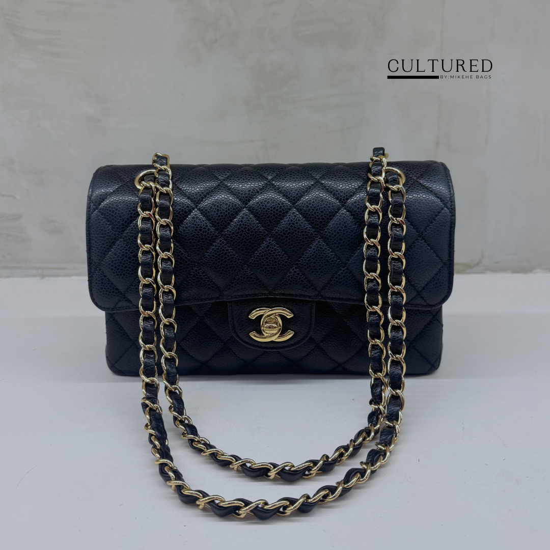 Chanel Classic Small Flap in Black Caviar