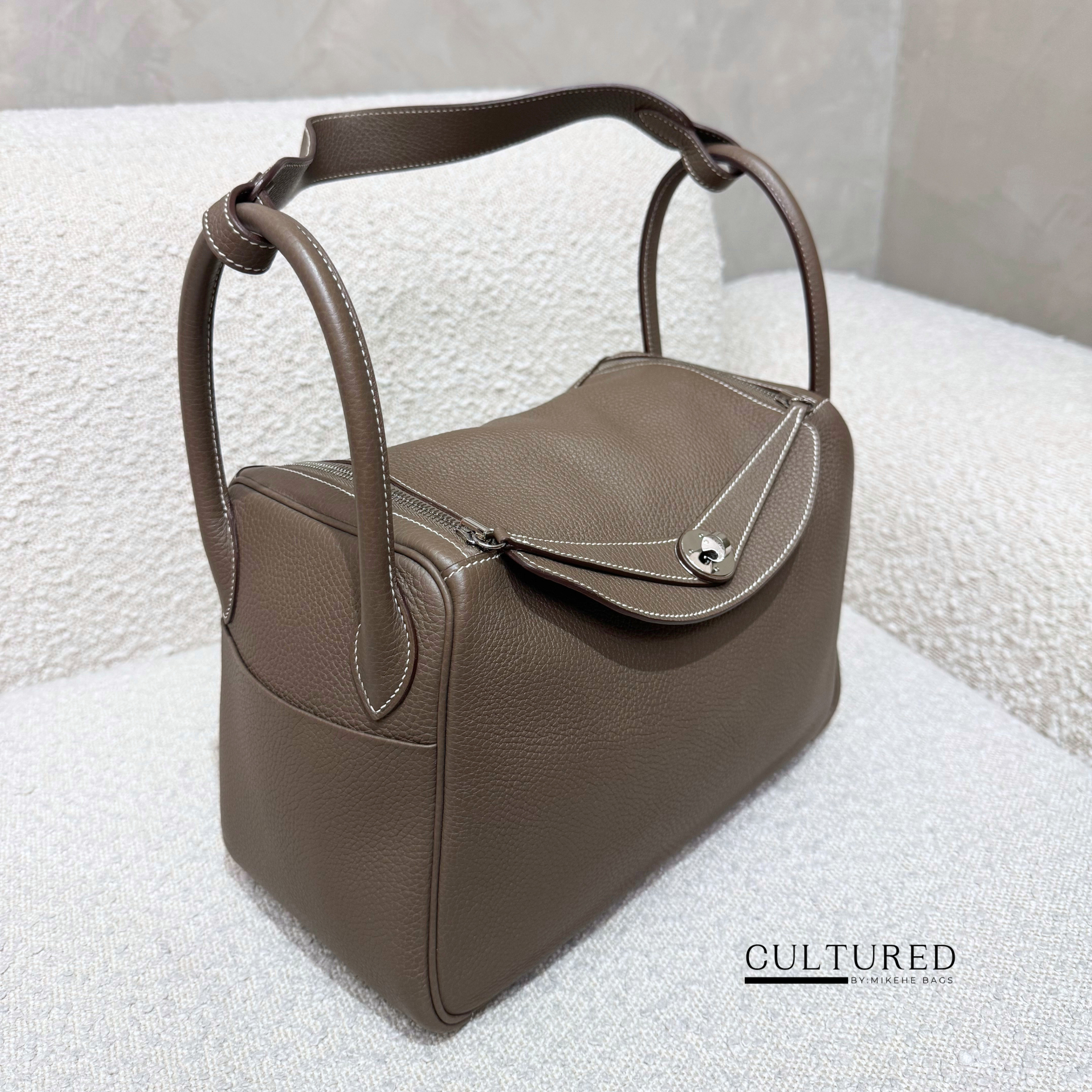 Hermès Lindy 30 in Etoupe Phw