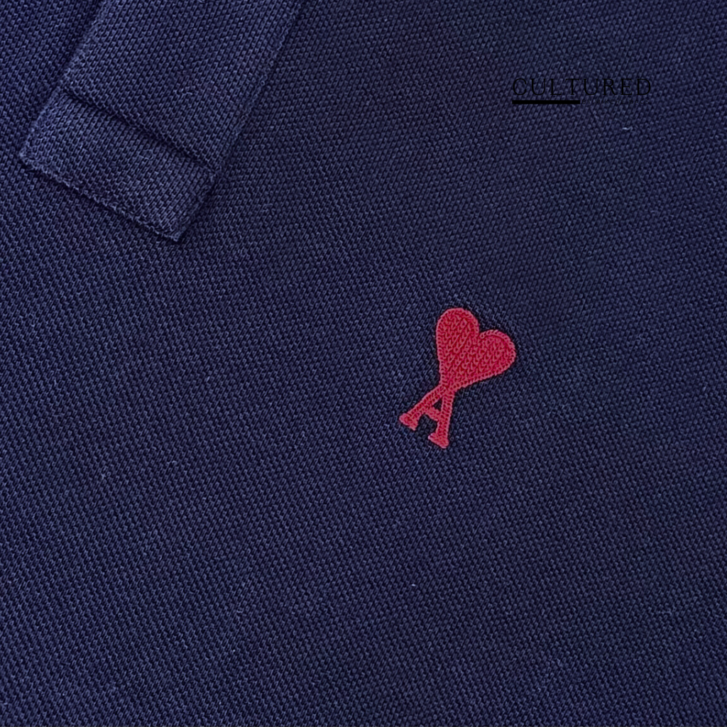 Ami Paris Polo Shirt in Navy