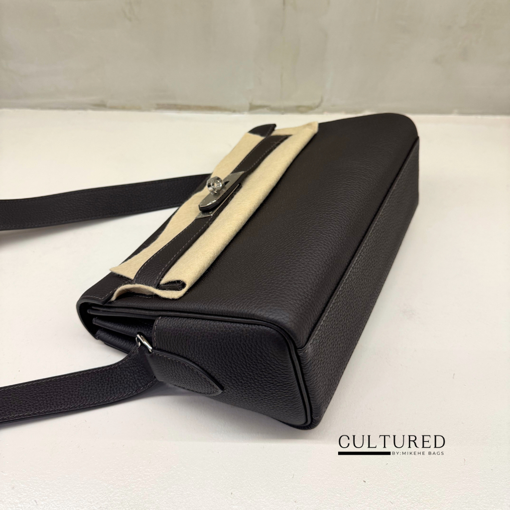 Hermès Kelly Messenger in Bai Brun