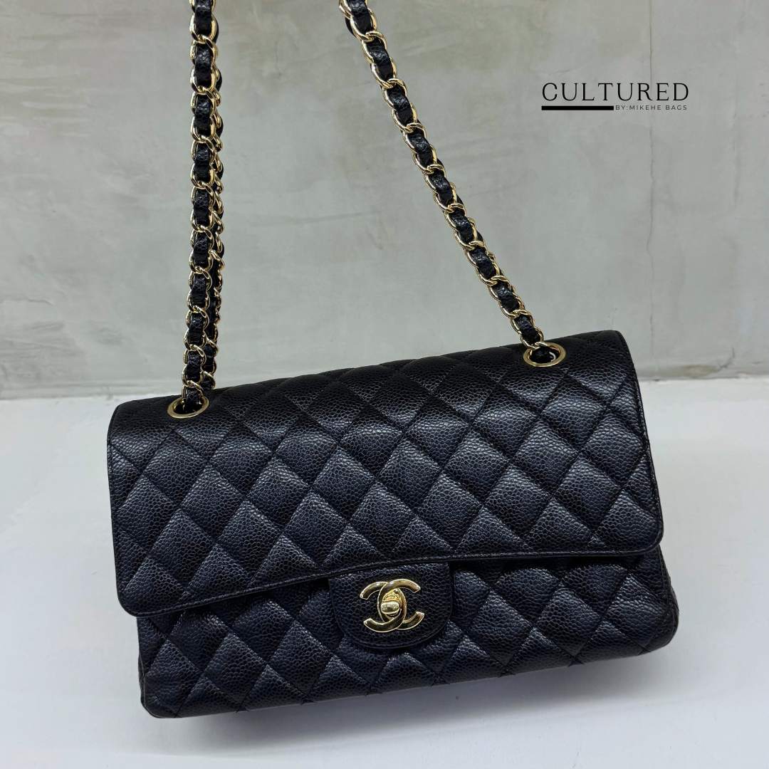 Chanel Classic Medium Flap in Black Caviar