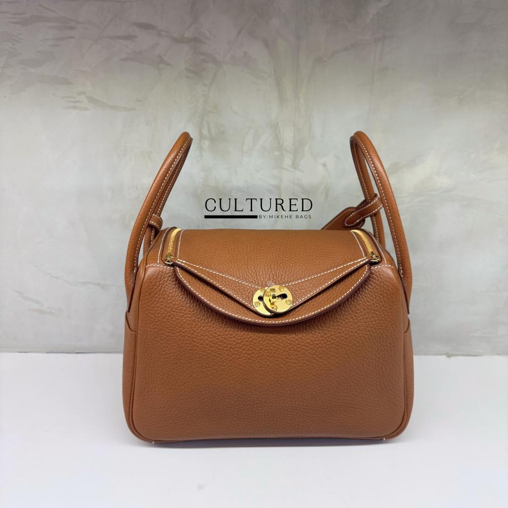 Hermès Lindy 26 in Gold