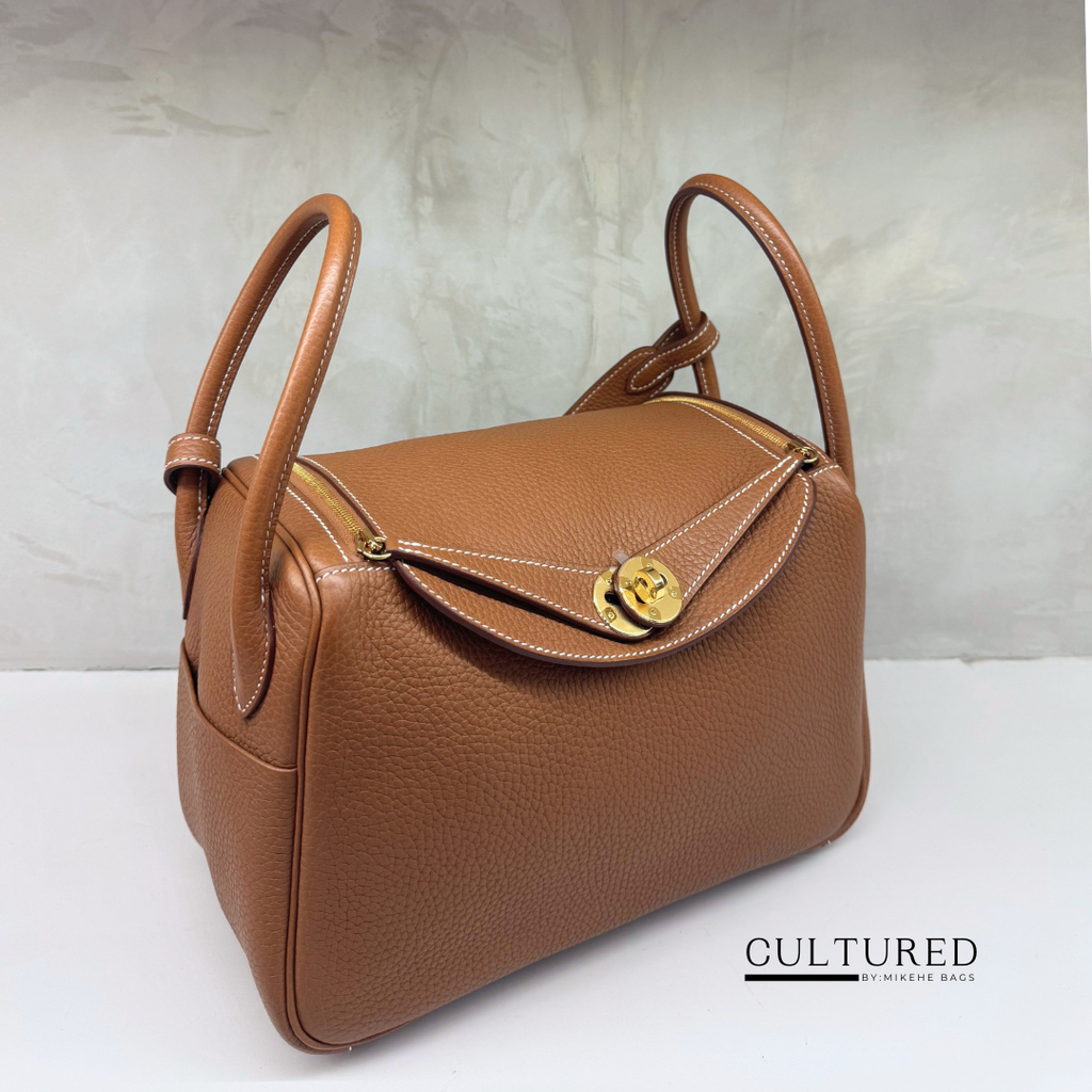 Hermès Lindy 26 in Gold