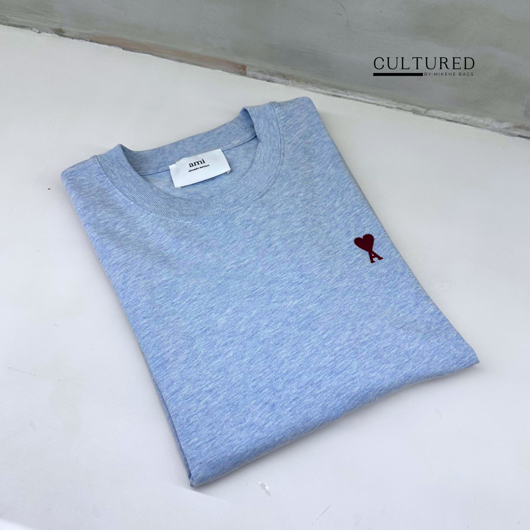 Ami De Coeur T-Shirt in Heather Cashmere Blue