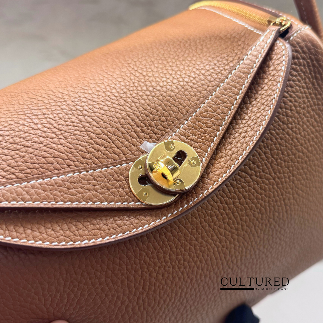 Hermès Lindy 26 in Gold