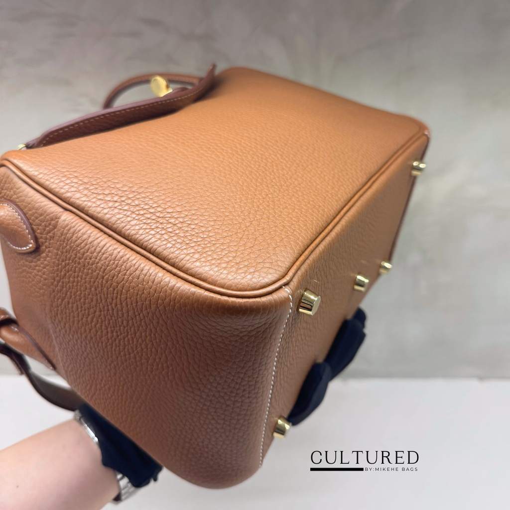 Hermès Lindy 26 in Gold