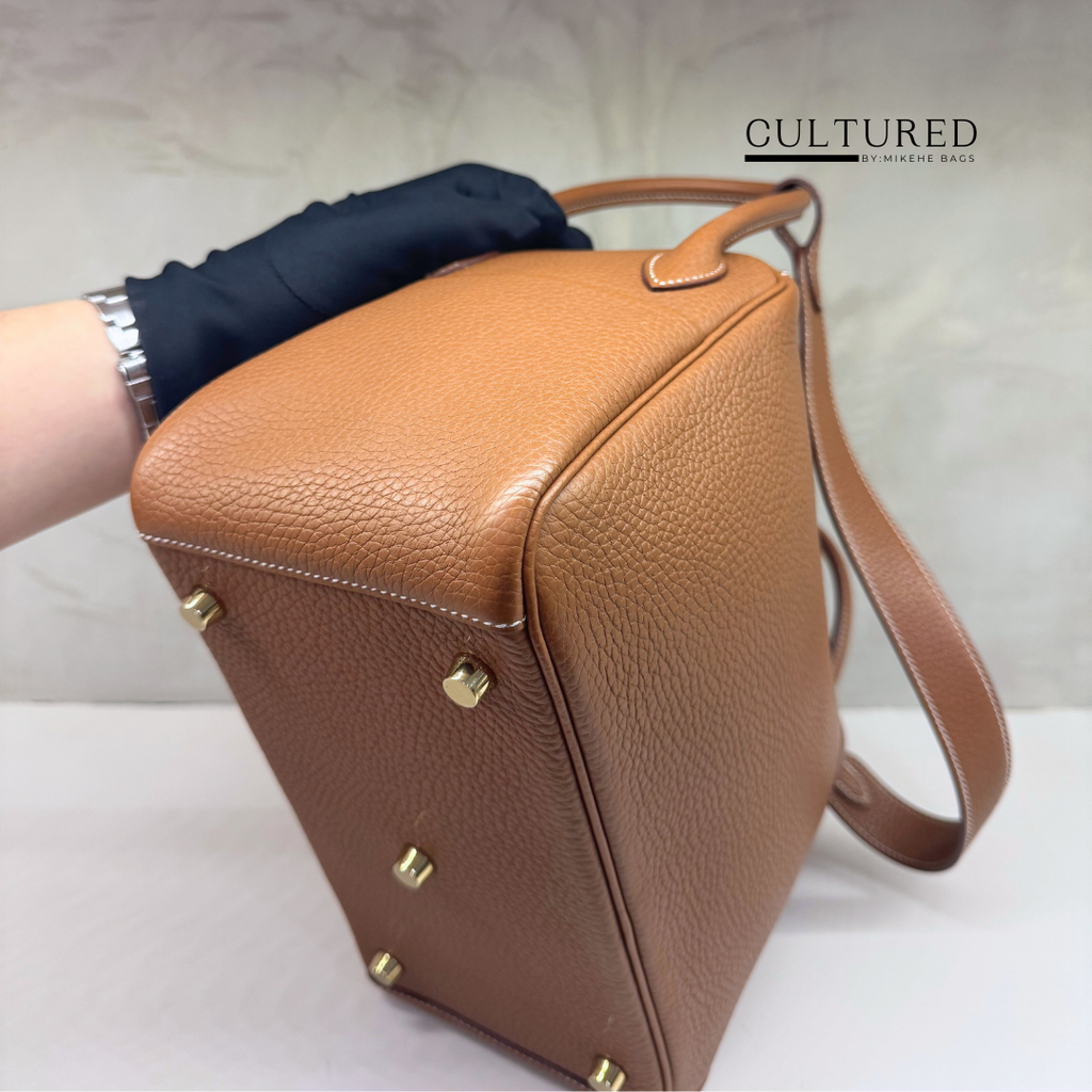 Hermès Lindy 26 in Gold