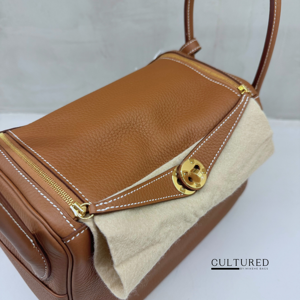 Hermès Lindy 26 in Gold on Gold