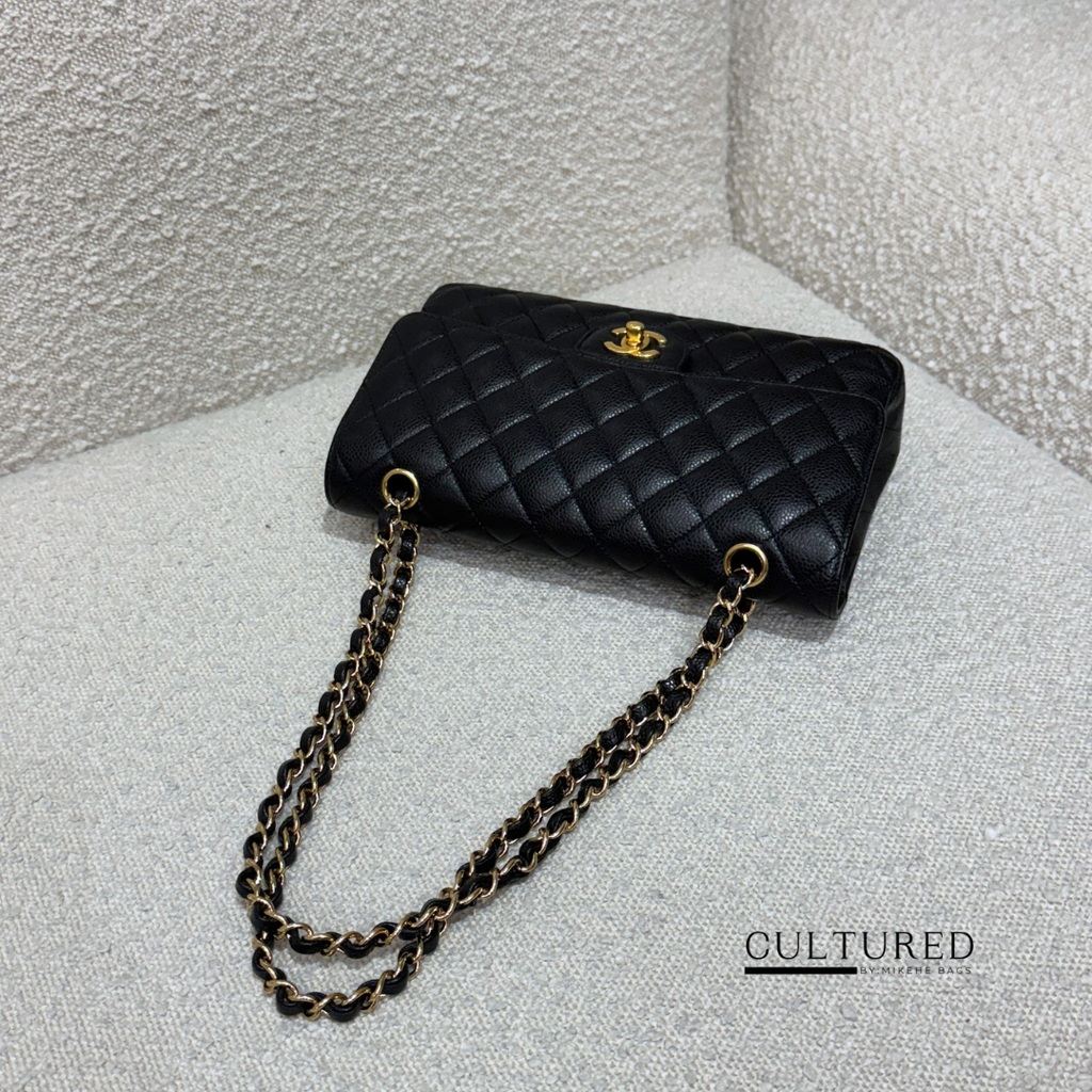 Chanel Medium Flap in Black Caviar