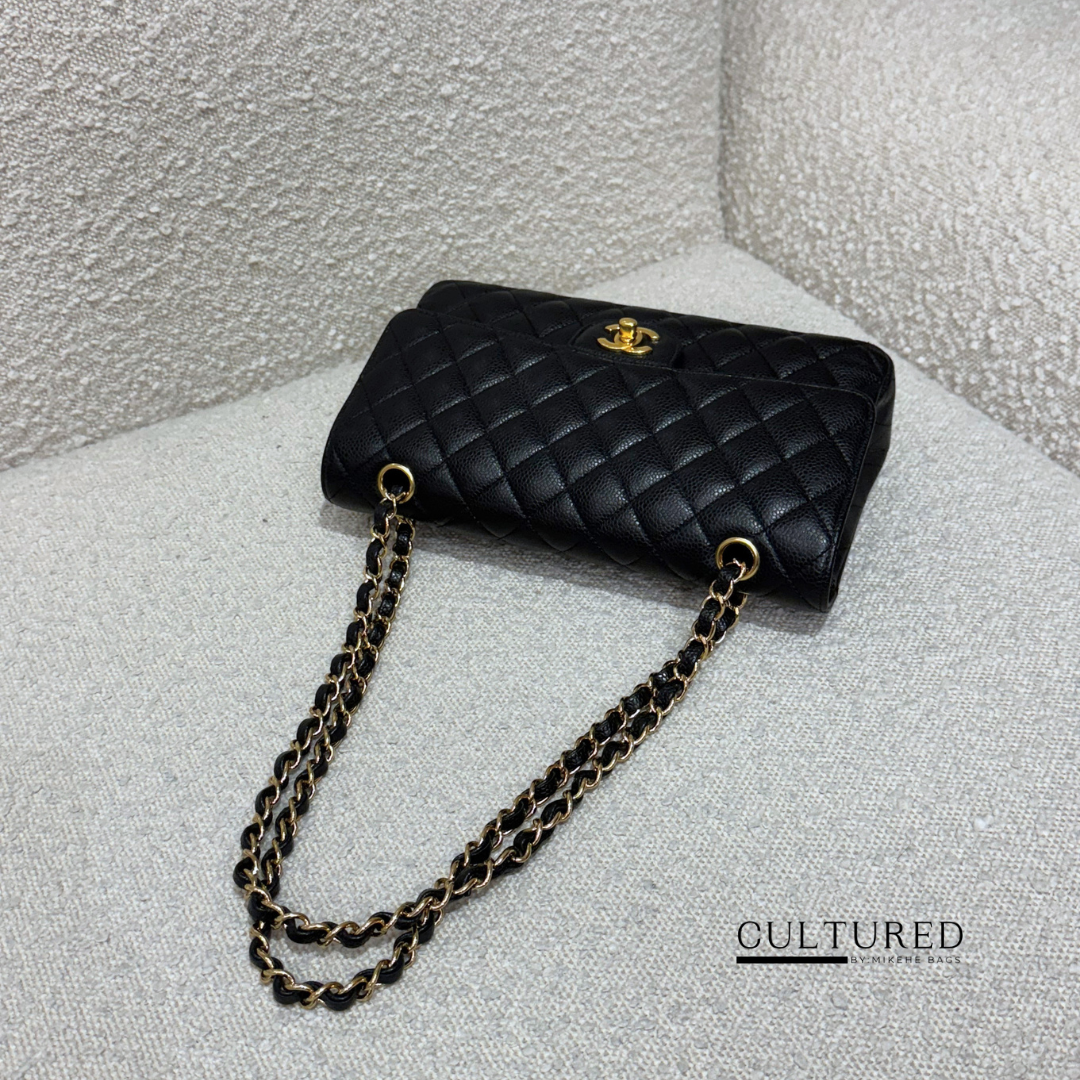 Chanel Medium Flap in Black Caviar
