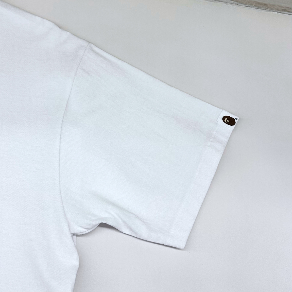 BAPE Japan College Men's T-Shirt in White