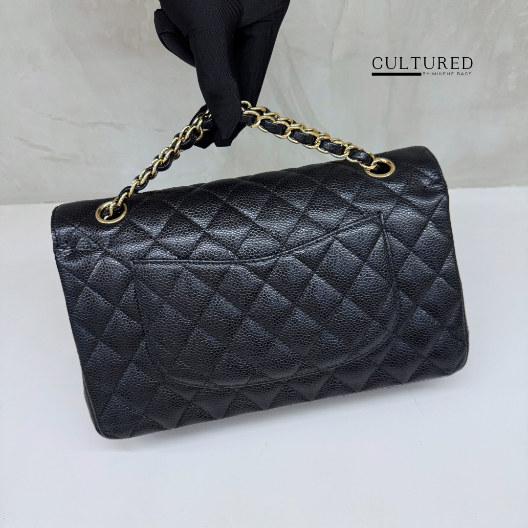 Chanel Classic Medium Flap in Black Caviar