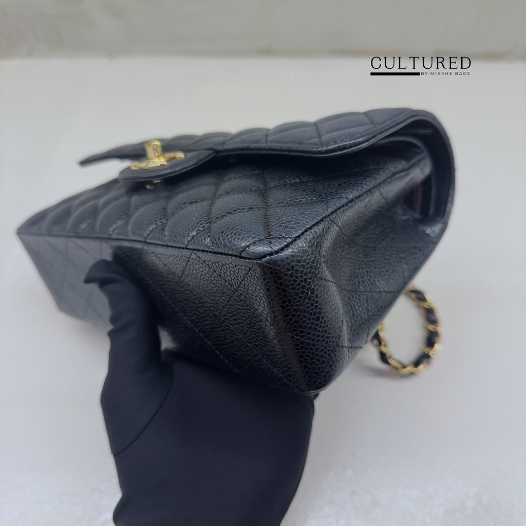 Chanel Classic Small Flap in Black Caviar