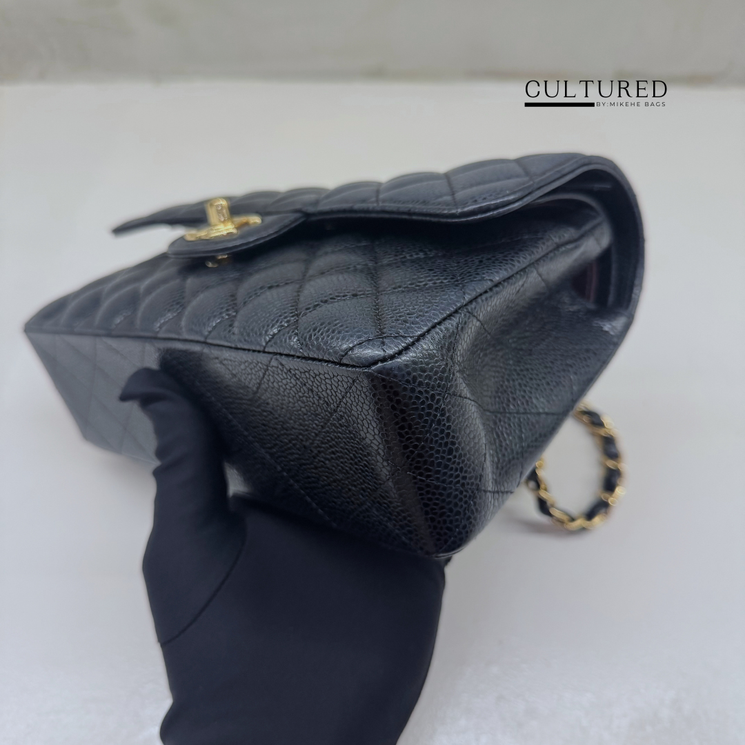 Chanel Classic Small Flap in Black Caviar