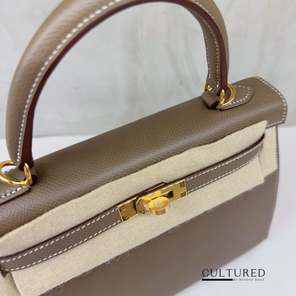 Hermès Kelly 25 in Etoupe