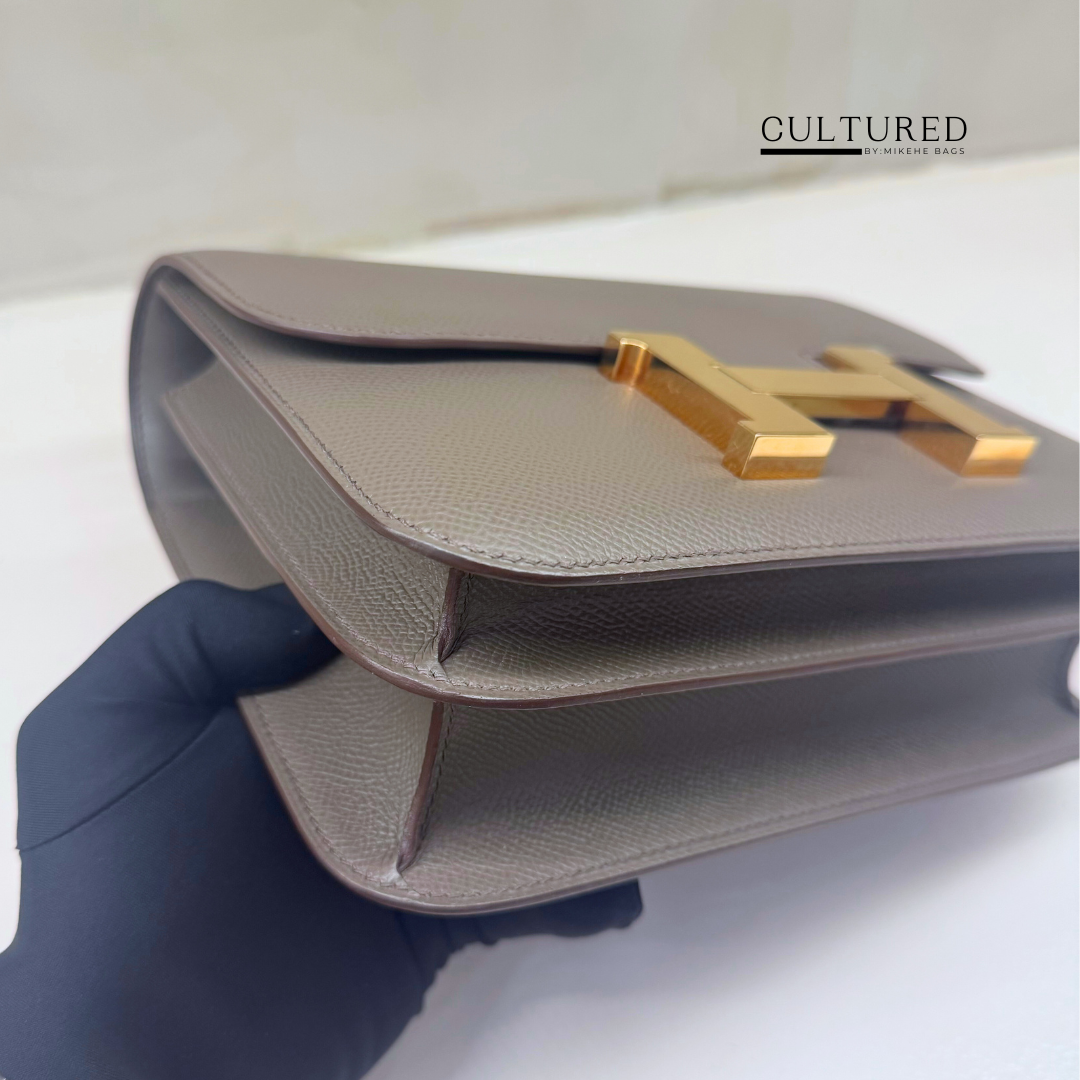 Hermès Constance 24 in Etain