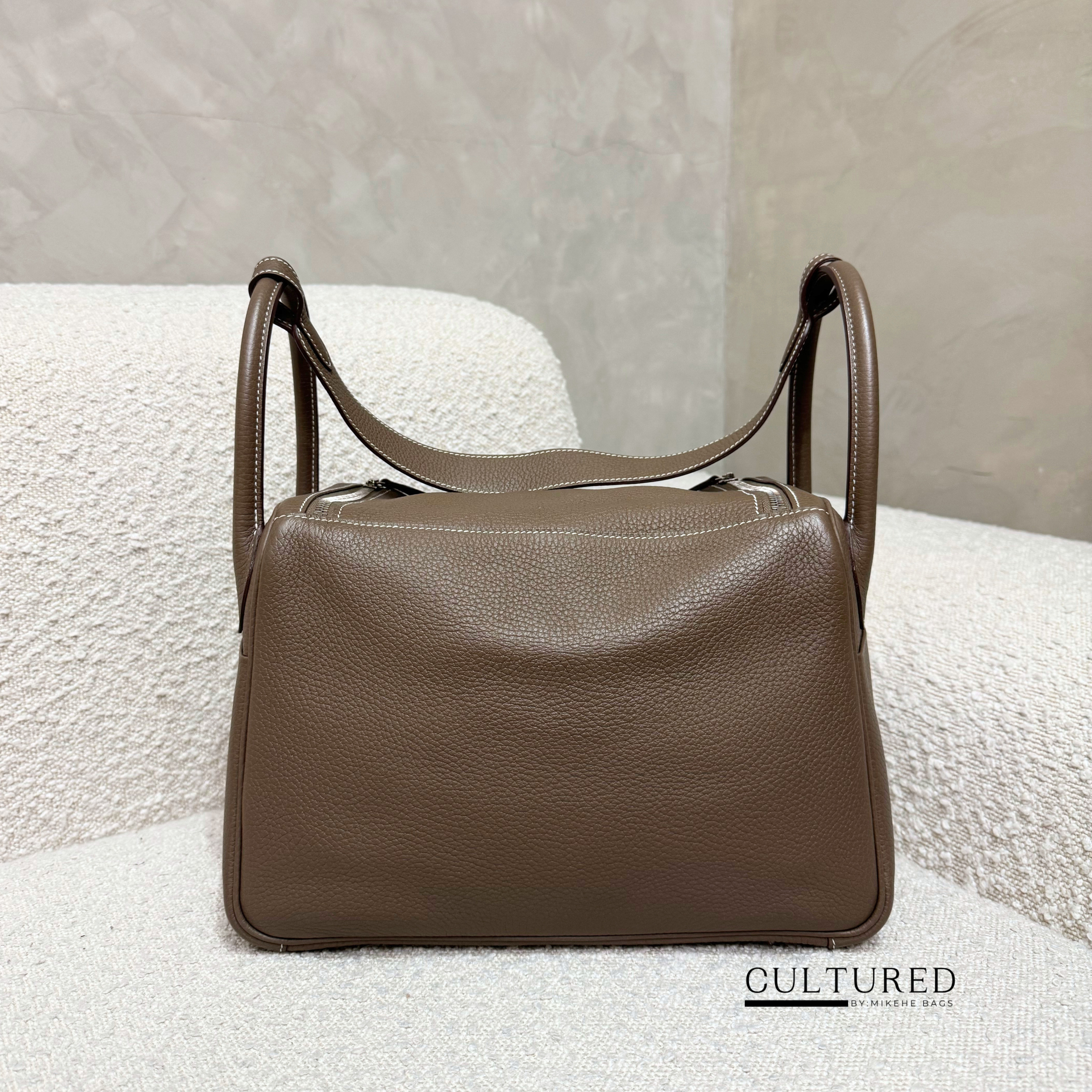 Hermès Lindy 30 in Etoupe Phw