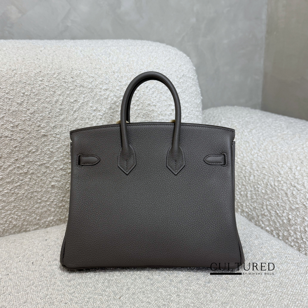 Hermès Birkin 25 in Etain