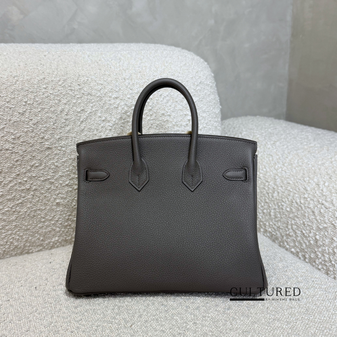 Hermès Birkin 25 in Etain