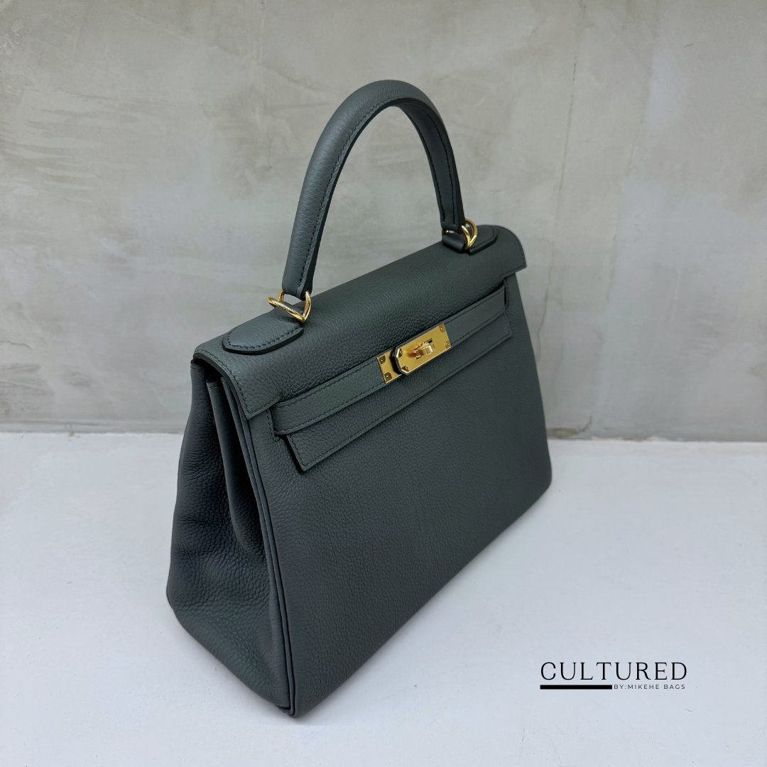 Hermès Kelly 28 in Vert Amande