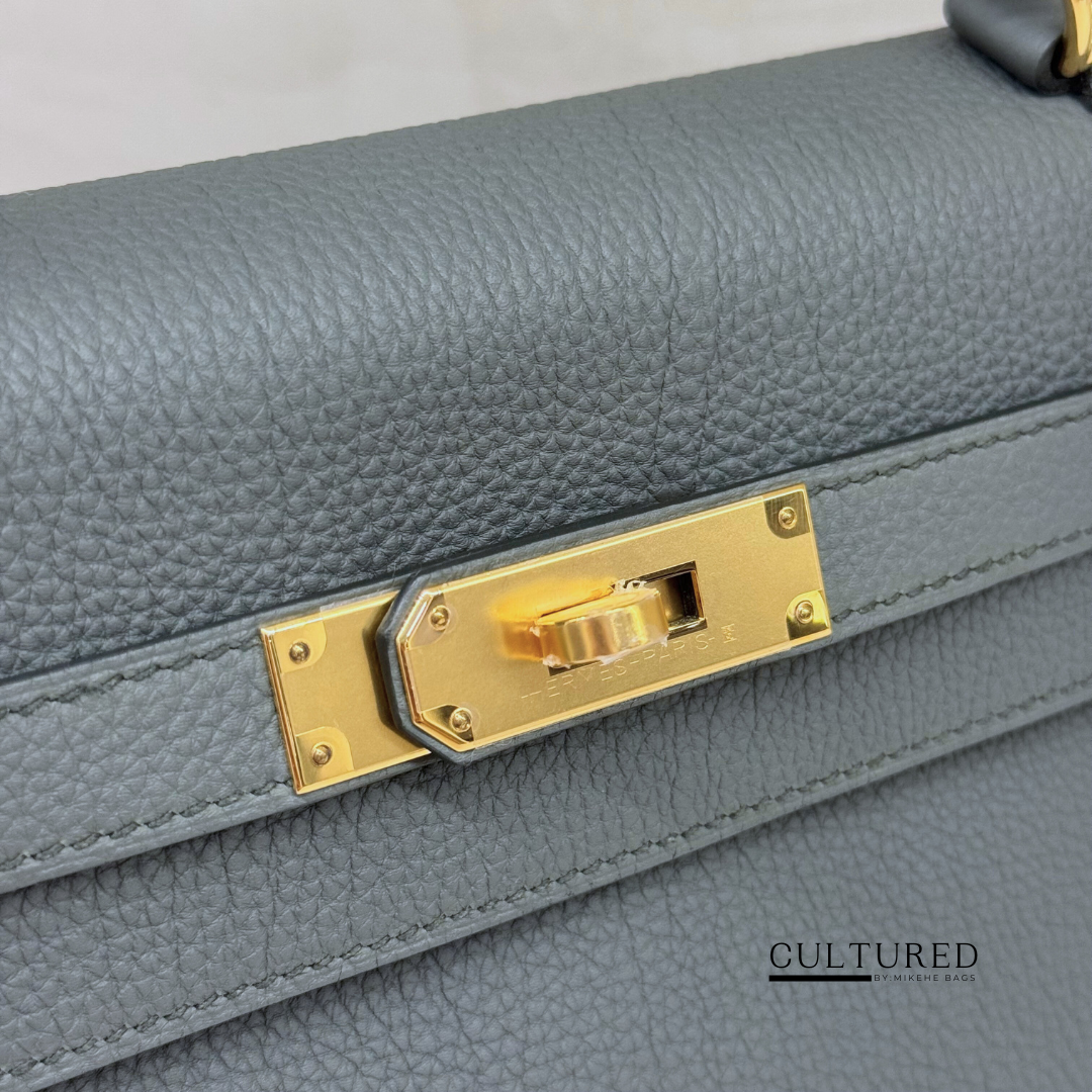 Hermès Kelly 28 in Vert Amande