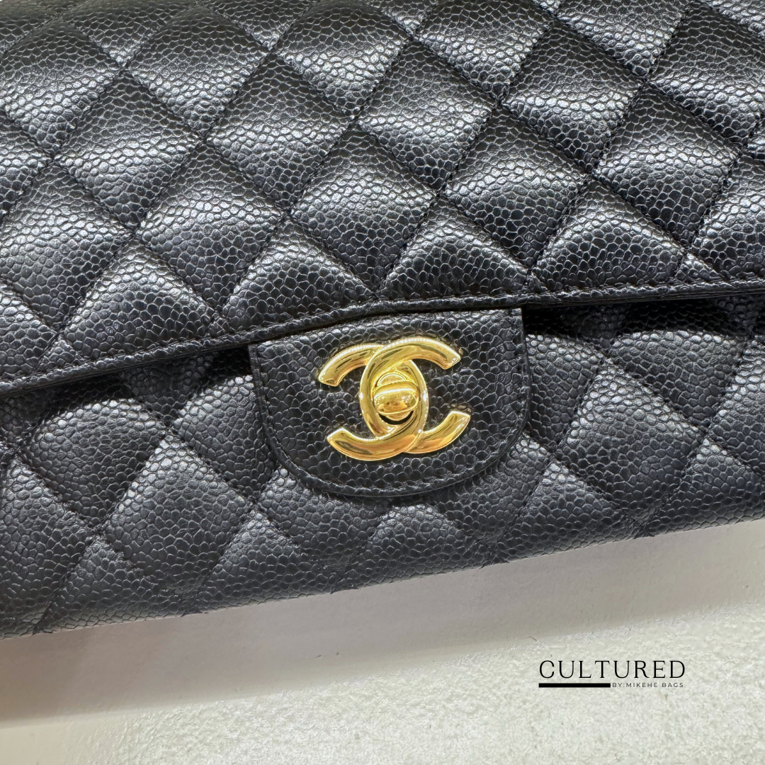 Chanel Classic Medium Flap in Black Caviar