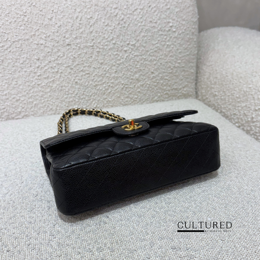 Chanel Medium Flap in Black Caviar