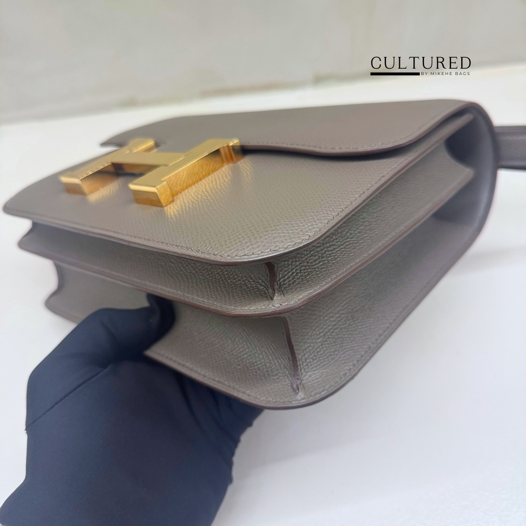 Hermès Constance 24 in Etain