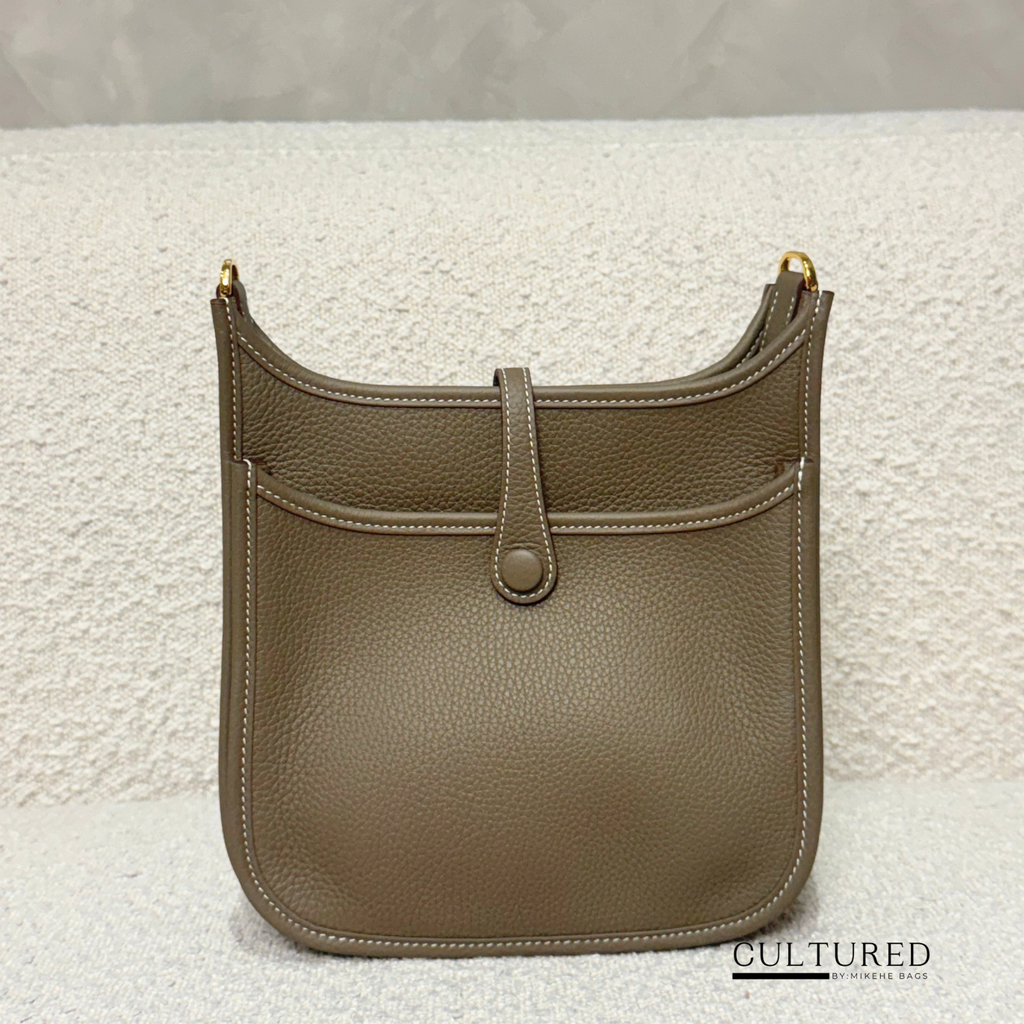 Hermès Evelyne 23 in Etoupe Ghw