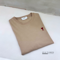 Ami De Coeur Oversized T-Shirt in Beige