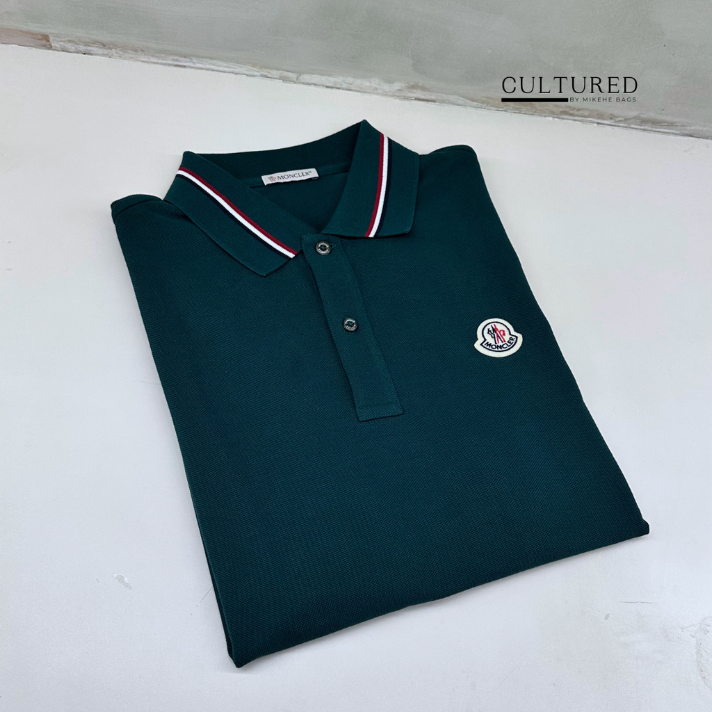 Moncler Polo in Dark Green