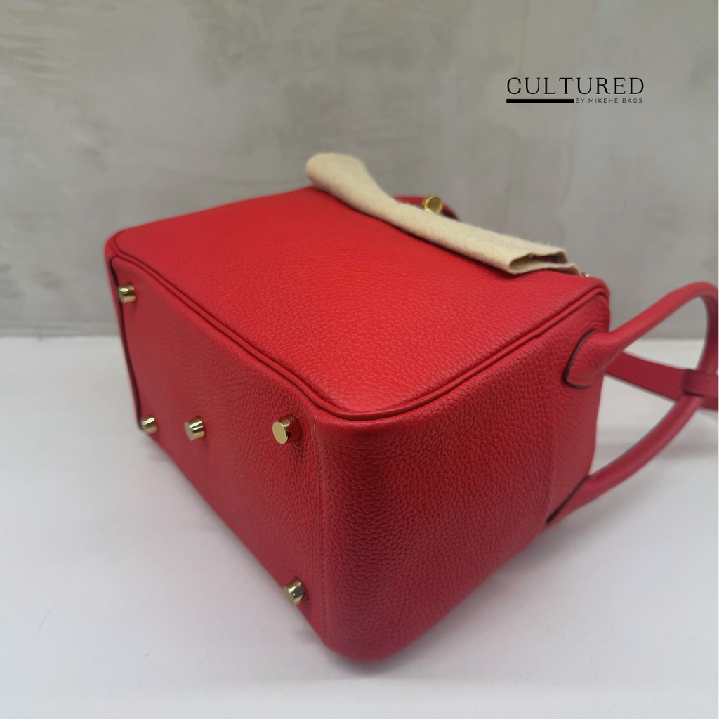 Hermès Lindy 26 in Rouge Casaque