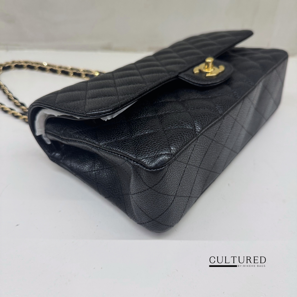 Chanel Classic Medium Flap in Black Caviar