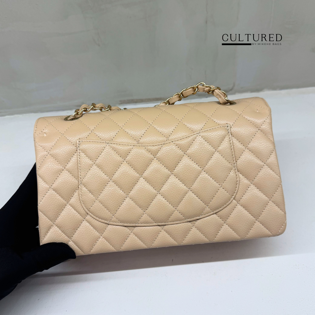 Chanel Classic Medium Flap in Beige