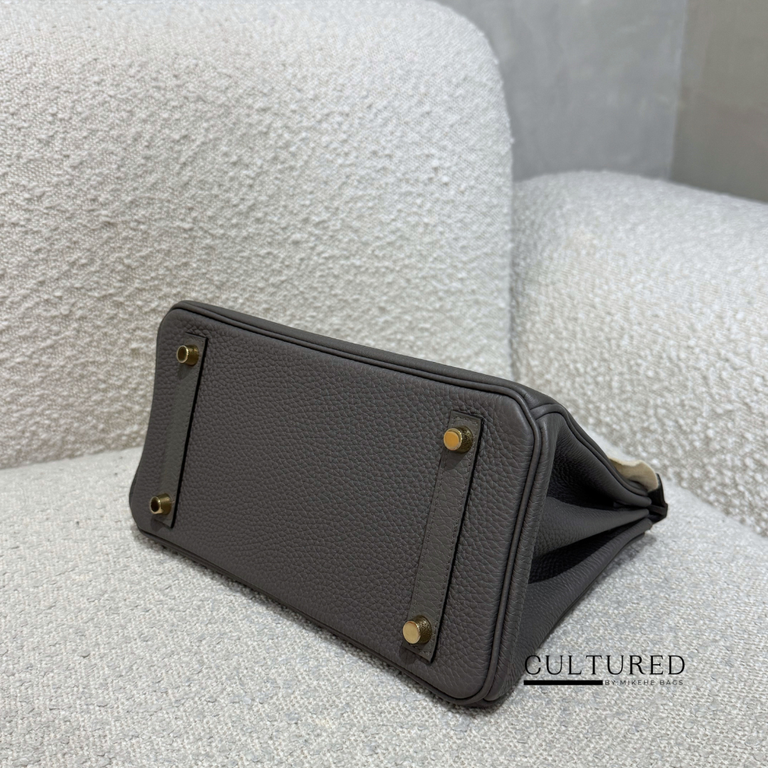 Hermès Birkin 25 in Etain