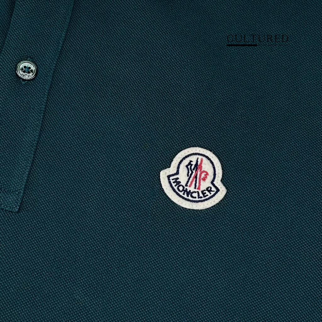 Moncler Polo in Dark Green