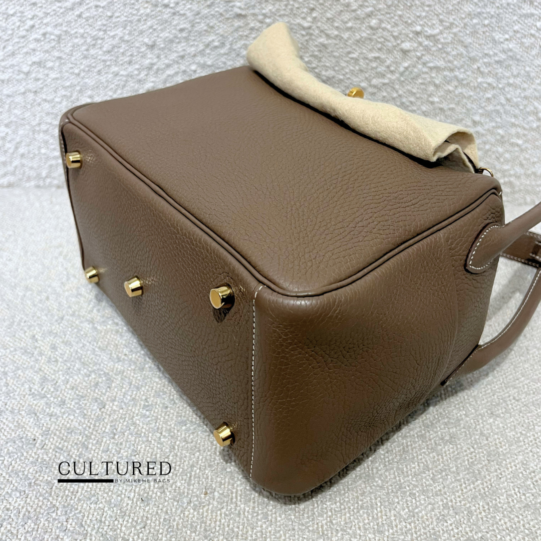 Hermès Lindy 26 in Etoupe
