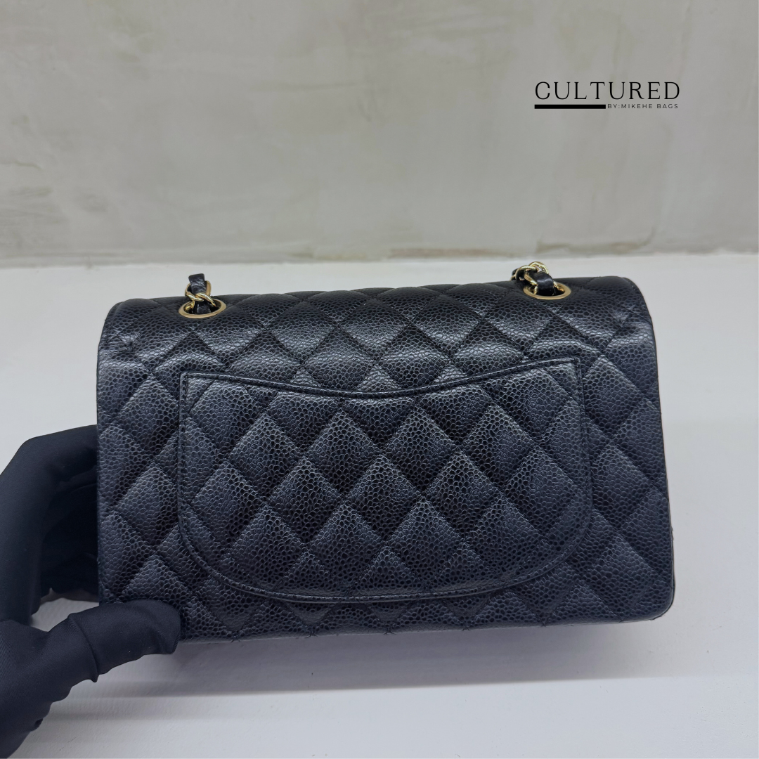 Chanel Classic Small Flap in Black Caviar