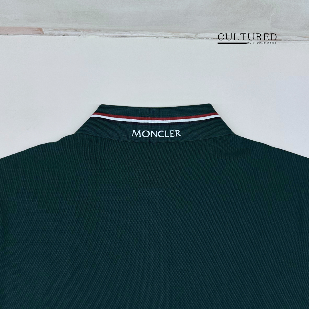 Moncler Polo in Dark Green