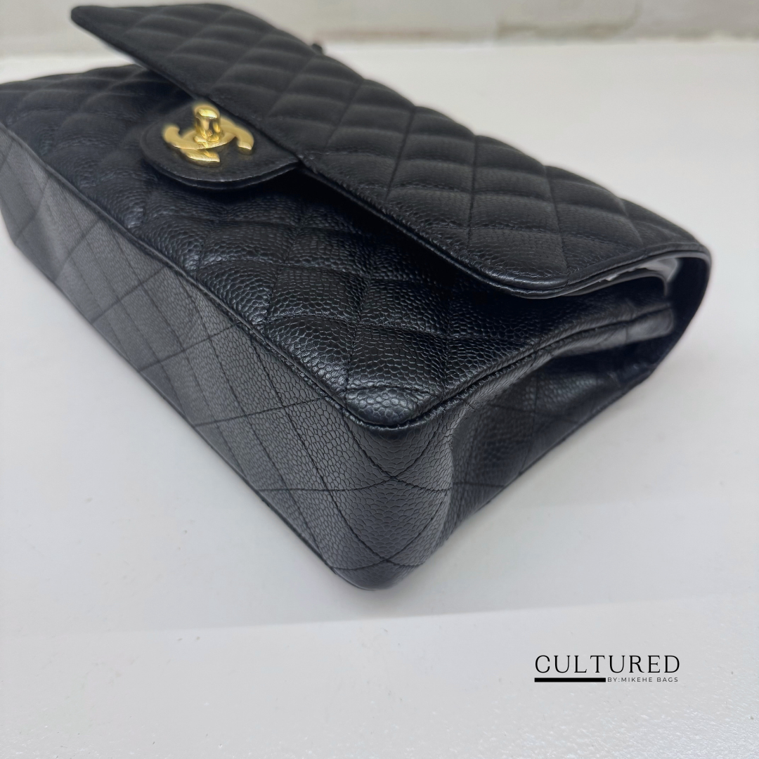Chanel Classic Medium Flap in Black Caviar