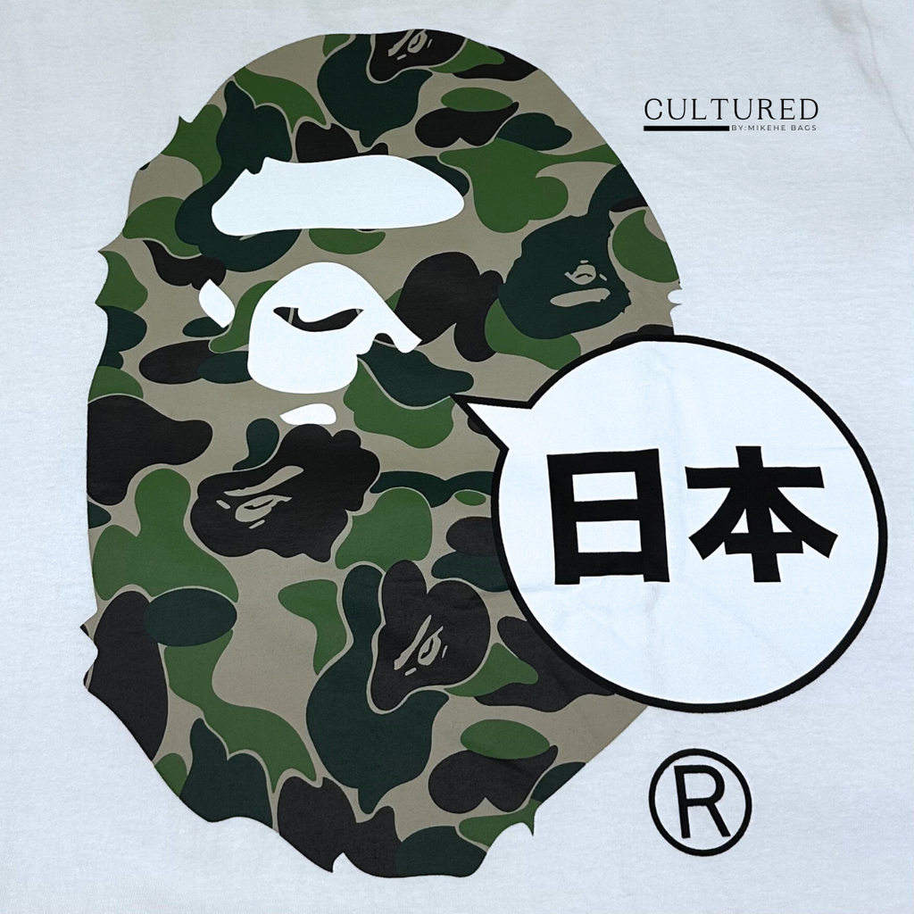 BAPE Japan Big Ape Head City Men's T-Shirt in White