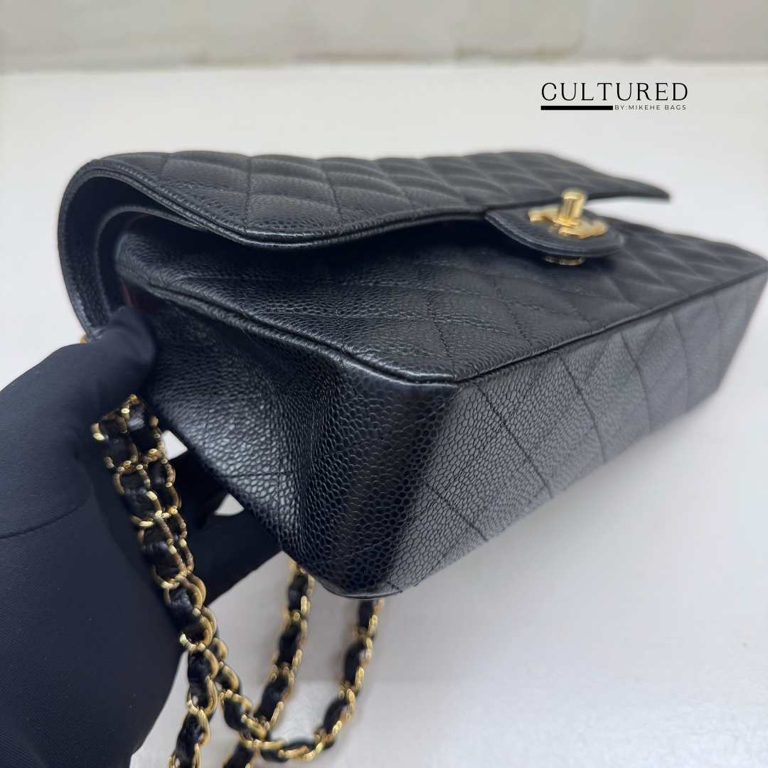 Chanel Classic Medium Flap in Black Caviar