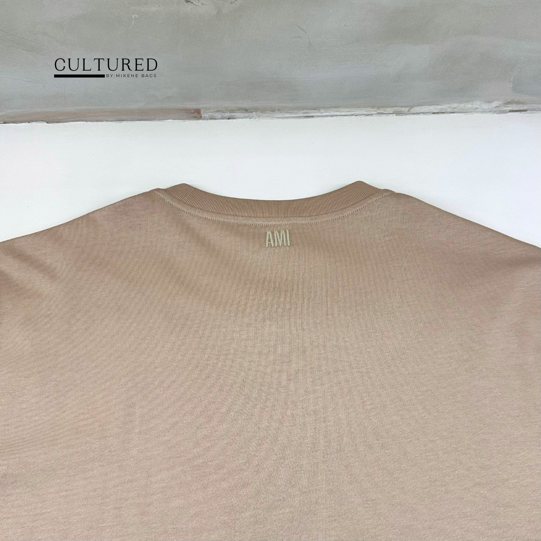 Ami De Coeur Oversized T-Shirt in Beige