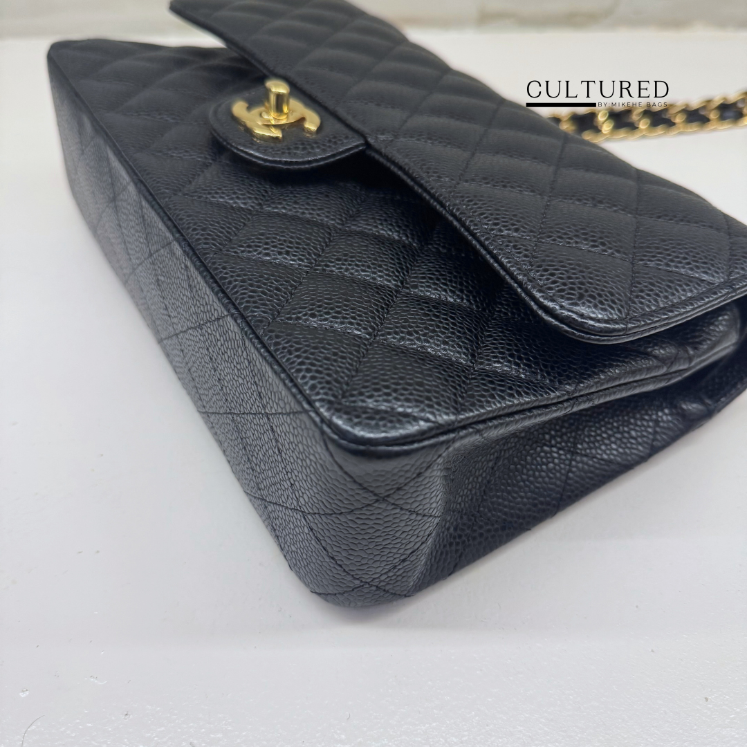 Chanel Classic Medium Flap in Black Caviar