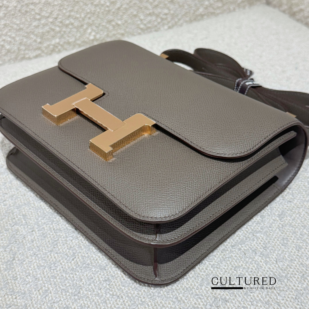 Hermès Constance 24 in Etain Rosegold Hardware