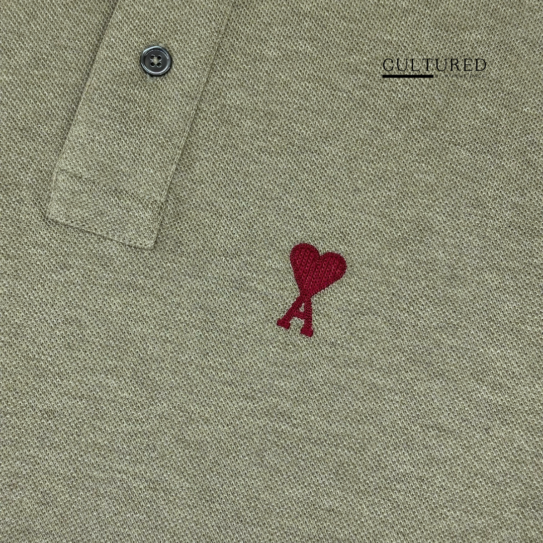 Ami Paris Polo Shirt in Green